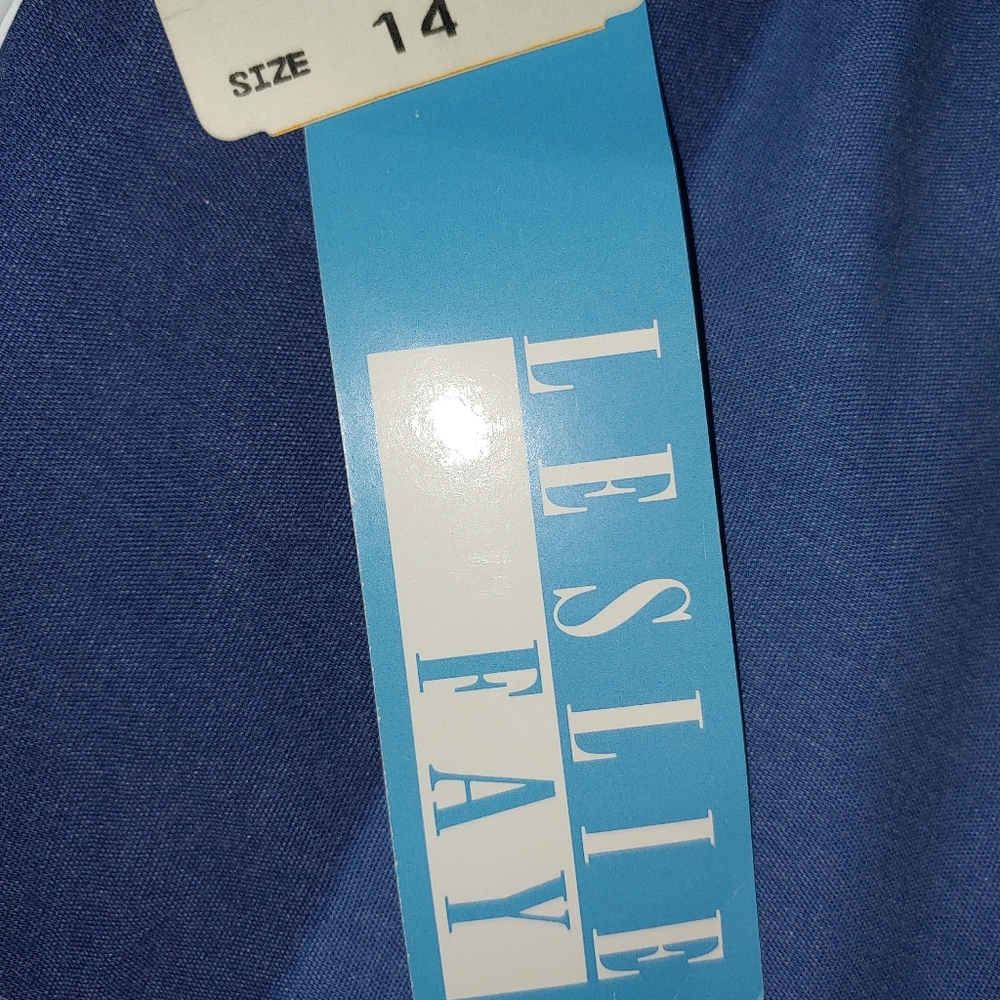 NEW Vtg. Leslie Fay Collections Dress Size 14 Mult colored -478 - Picture 7 of 11